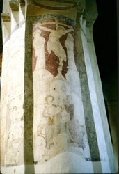 Crocifissione, da un pilastro della navata, c.1220